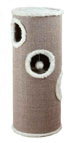 Kratztonne Edoardo Taupe/Cream – 33 × 33 × 50 cm