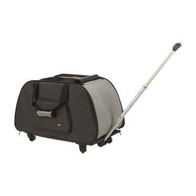 Reisetrolley Travel Basket Schwarz/Hellgrau