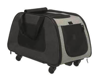 Reisetrolley Travel Basket Schwarz/Hellgrau