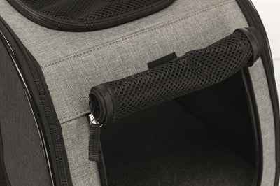 Reisetrolley Travel Basket Schwarz/Hellgrau