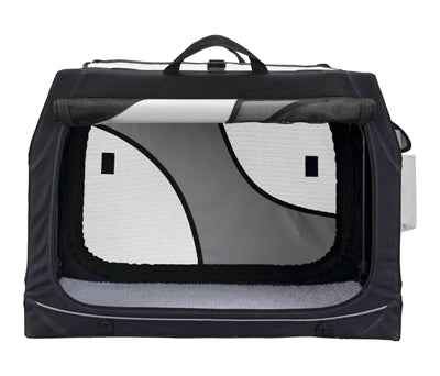 Transportbox Vario für Hunde Schwarz/Grau 61×43×46 cm