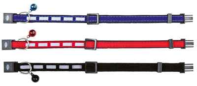 Trixie Halsband Katze Safer Life Samt Reflektierend Sortiert