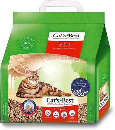 Cat's Best Öko Plus Katzenstreu – 20 L, pflanzlich & kompostierbar