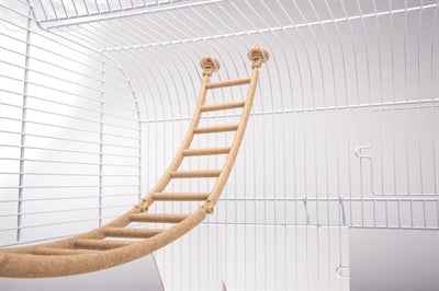 Imac Vogelkäfig Fiona Deluxe Taupe / Weiss