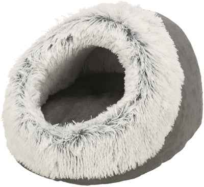 Trixie Katzenkorb Iglu Harvey – Grau/Weiß-Schwarz 41×35×26 cm
