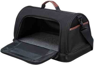 Trixie Airplane Bag Gate Black – Flugzeugtasche für Haustiere 45×28×25 cm