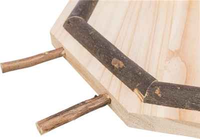 Trixie Mit Sitzstangen Holz Natur