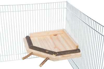 Trixie Mit Sitzstangen Holz Natur