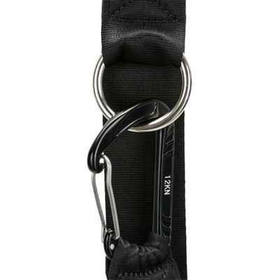 Autosicherheitsgurt Universal mit Karabiner Schwarz – 30 × 2,5 cm