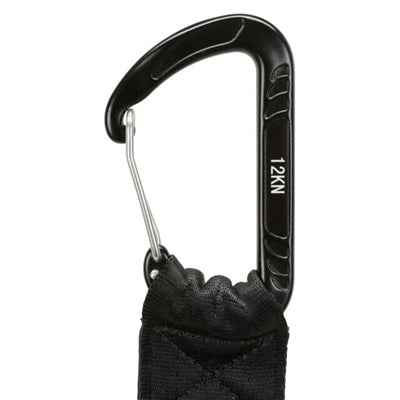 Autosicherheitsgurt Universal mit Karabiner Schwarz – 30 × 2,5 cm