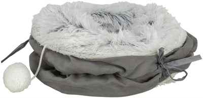 Trixie Katzenspieltunnel Harvey Grau – Velours/Plüsch