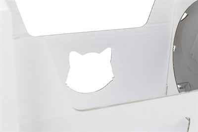 Trixie Katzenmöbel Casa Cara Karton Weiss