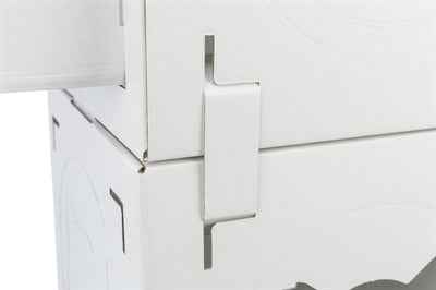 Trixie Katzenmöbel Casa Cara Karton Weiss