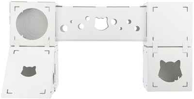 Trixie Katze Möbel Finca Felice Karton Weiss