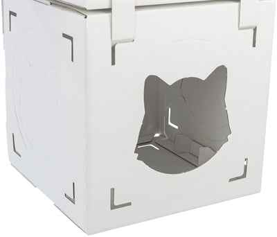 Trixie Katze Möbel Finca Felice Karton Weiss