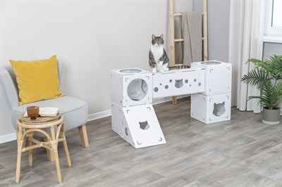 Trixie Katze Möbel Finca Felice Karton Weiss