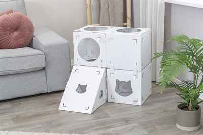 Trixie Katze Möbel Finca Felice Karton Weiss