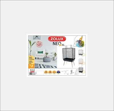 Zolux Vogelkäfig Neo Jili Xl Schwarz