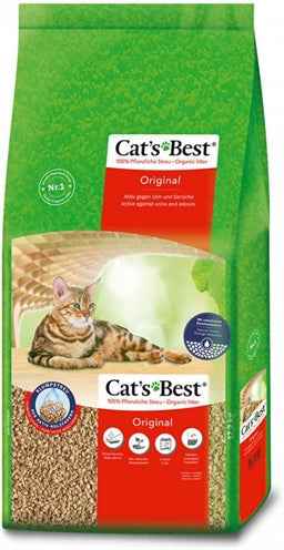 Cat's Best Öko Plus Katzenstreu – 20 L, pflanzlich & kompostierbar