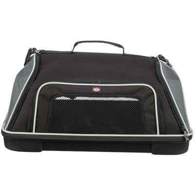 Trixie Hundetasche Boarding – Flugzeugtasche Schwarz/Grau