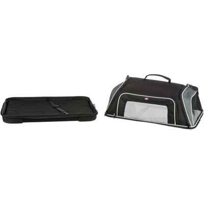 Trixie Hundetasche Boarding – Flugzeugtasche Schwarz/Grau