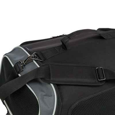 Trixie Hundetasche Boarding – Flugzeugtasche Schwarz/Grau