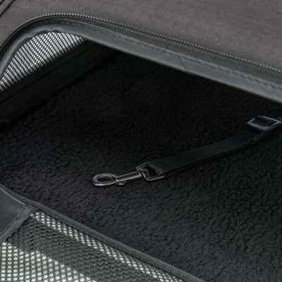 Trixie Hundetasche Boarding – Flugzeugtasche Schwarz/Grau