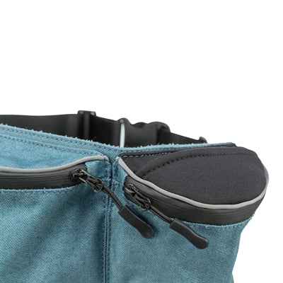 Hüfttasche Baggy Belt Blau mit Snackfach & Spender
