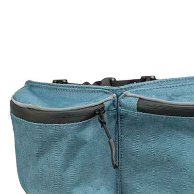 Hüfttasche Baggy Belt Blau mit Snackfach & Spender