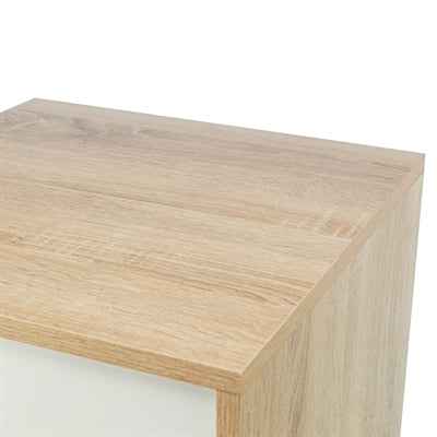 Trixie Katzenkorbhaus Isa – Katzenhaus Holzoptik Hellbraun/Weiß 40×50 cm