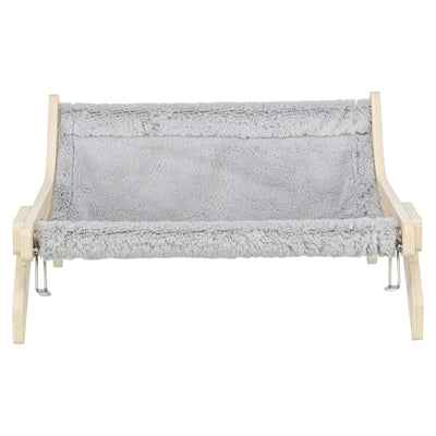 Trixie Hängematte Wood Grey – Katzenhängematte flexibel 47×24×38 cm