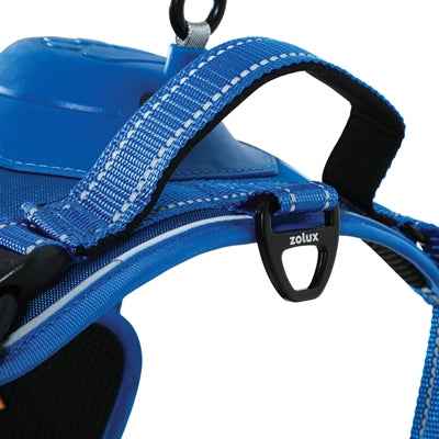 Easyride Hundegeschirr Blau mit integrierter Leine – XL (73–94 cm, 55–77 kg)