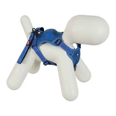Easyride Hundegeschirr Blau mit integrierter Leine – XL (73–94 cm, 55–77 kg)