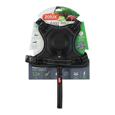 Zolux Easyride Hundegeschirr Schwarz