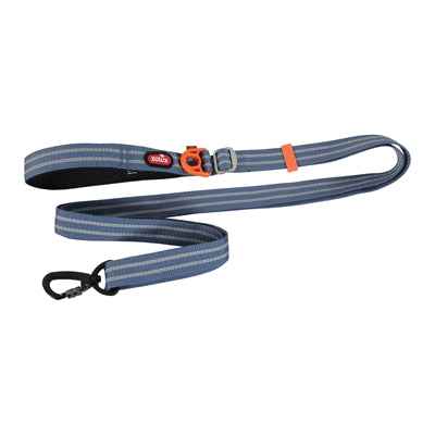 Zolux Bivouak Adjustable Belt Blau – Verstellbare Hundeleine 2 m