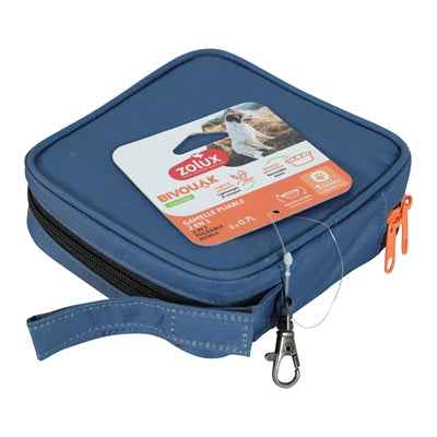 Faltbarer Reise-Napf Bivouak 2in1 Blau