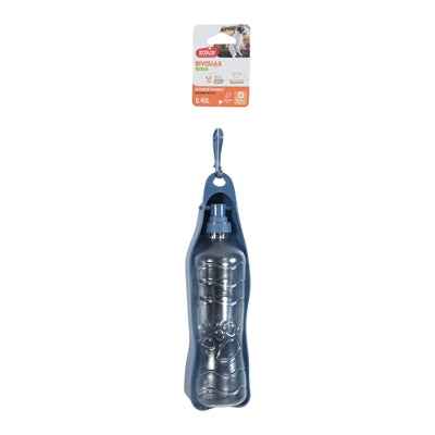 Faltbare Wasserflasche Bivouak Blau mit Napf