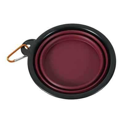 Faltbarer Futternapf Bivouak Silikon Rot – 650 ml