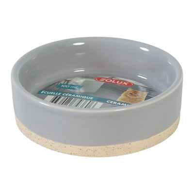 Zolux Olaria Futterschale Keramik Grau