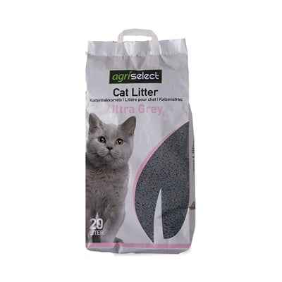 Ultra Grey Katzenstreu aus Bentonit – 20 L