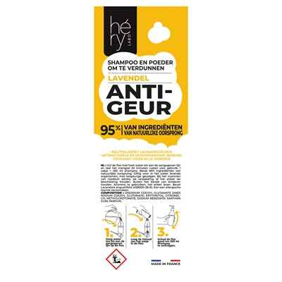 Hundeshampoo Pulver Anti-Duft Lavendel – 25 g (ergibt 250 ml)