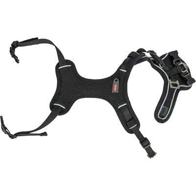 Trixie Hundegeschirr Flexmesh Wide Chest Schwarz – Größe S-M