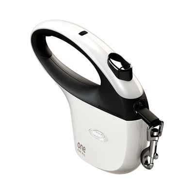 Flexi Rollleine One Tape 5 m – für Hunde bis 30 kg, Softgrip-Griff