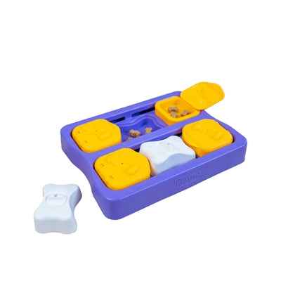 Nina Ottosson Dog Brick Purple – Interaktives Hundepuzzle