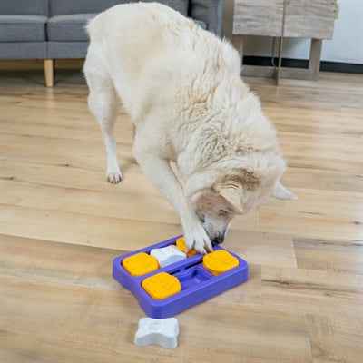 Nina Ottosson Dog Brick Purple – Interaktives Hundepuzzle