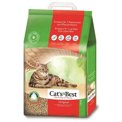 Cat's Best Öko Plus Katzenstreu – 20 L, pflanzlich & kompostierbar