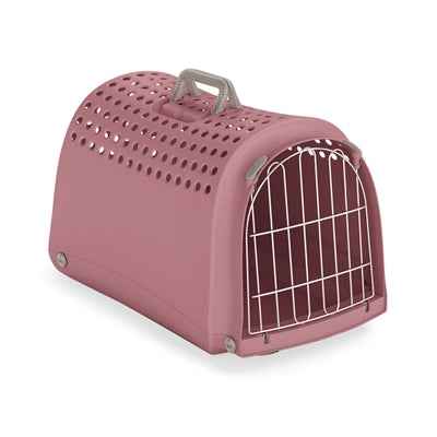 Imac Transportbox Linus Pink – Reisebox für Katzen & kleine Hunde